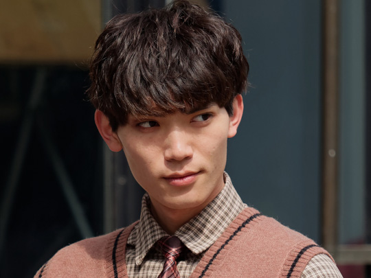 Bowl Cut with Side-Swept Bangs